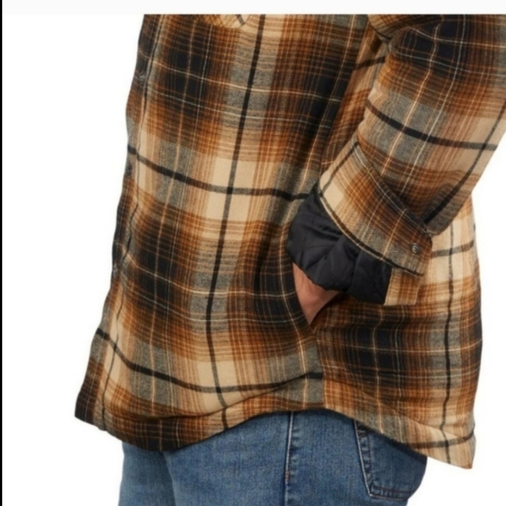 Grizzly Mountain Men's Flannel Shirt Jacket - Picture 4 of 4